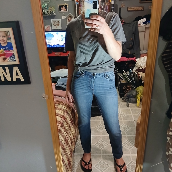 🎈KUT From The Kloth🎈BUY 1 GET 1 FREE💥 Catherine Mid-Rise Boyfriend Jeans Sz 4 - Picture 5 of 13